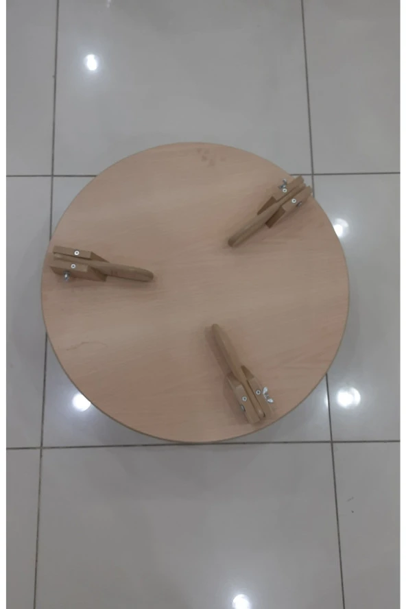Söylemez Yöresel Ekmek Açma Tahtası Hamur Açma Tahtası Yer Sofrası 60 Cm - 2