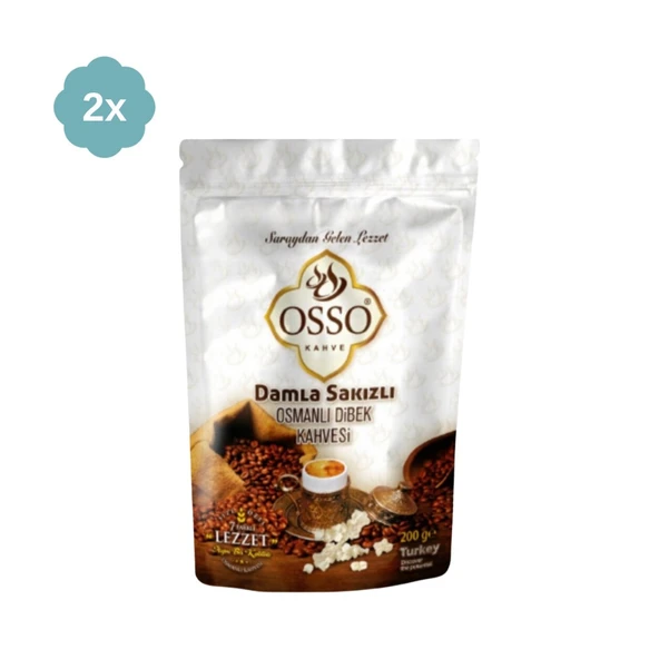 Osso Damla Sakızlı Osmanlı Dibek Kahvesi 1 Ad. 200gr - 2