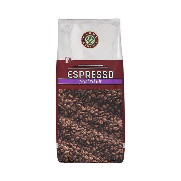 Kahve Dunyasi Espresso Cekirdek Kahve 1 Kg X 2 Adet