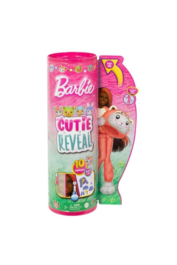 Barbie Cutie Reveal Şirin Kostümler Serisi - Kedicik HRK23