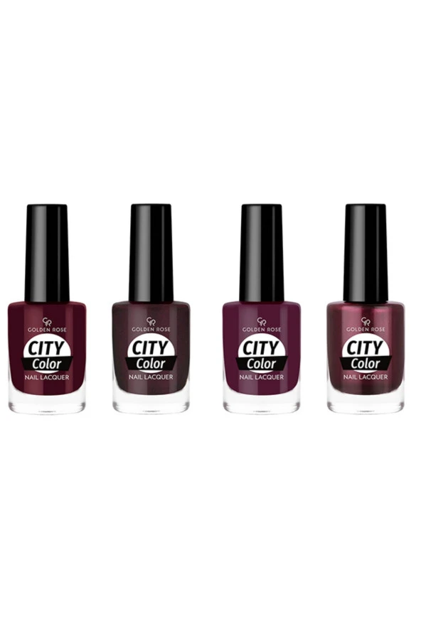 GOLDEN ROSE Oje Koyu Renkler 51-53-56-58 Karma Set
