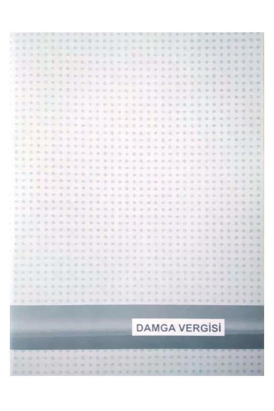 Numaralı Damga Vergisi Defteri (KARTON KAPAK - 40 YAPRAK)