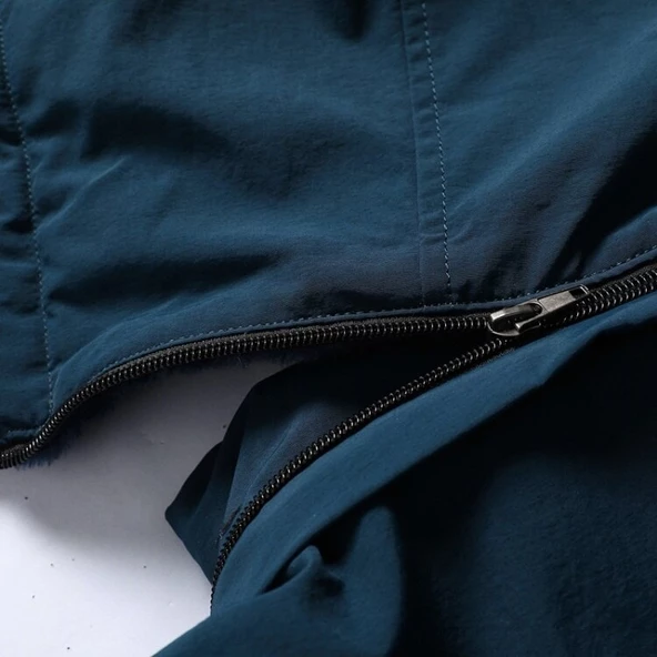 Pasifix Erkek Kışlık Uzun Tarz Pamuklu Kapüşonlu Mont 001 - 5