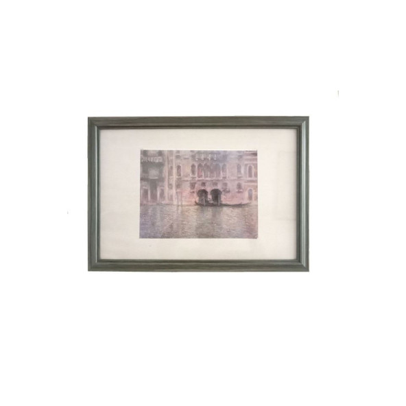 Claude Monet Le Palais De Mula Çerceveli Duvar Tablosu 33X47Cm - 2