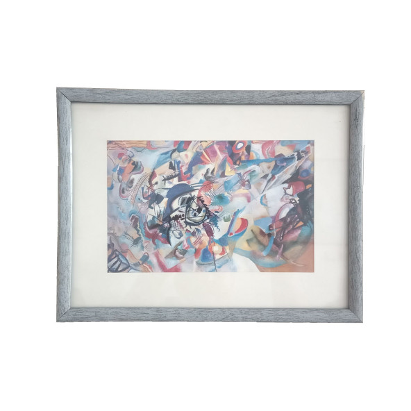 Wassıly Kandinsky Çerceveli Duvar Tablosu 28X21Cm - 2