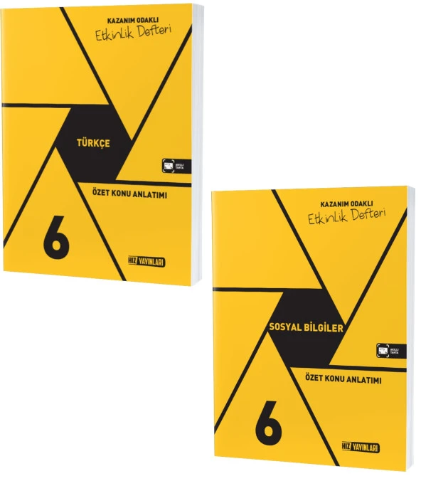 Hız 2024 6. Sınıf Türkçe + Sosyal Bilgiler Defter Seti 2 Kitap
