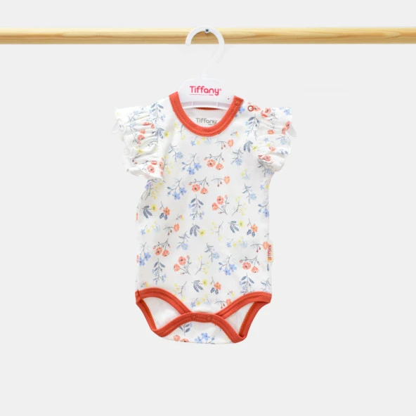 Tiffany Baby Sweat Theme Yarım Kol Bebek Badi 11008