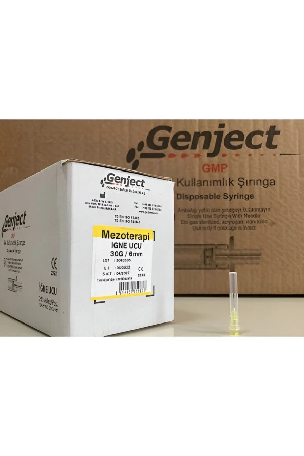Mezoterapi Iğnesi 30g X 6mm 50 Adet