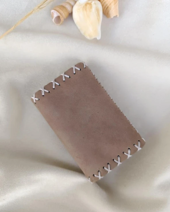 Cüzdan Hakiki Deri Bozuk Para Cüzdanı El Yapımı Çanta İçi 2 Gözlü - 3