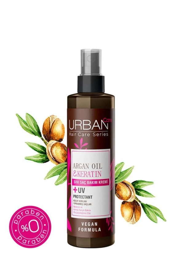 Urban Care Argan Yağı & Keratin Sıvı Saç Bakım Kremi 200 ml - 3