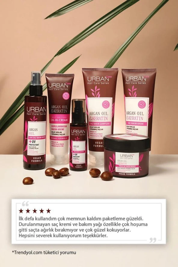 Urban Care Argan Yağı & Keratin Sıvı Saç Bakım Kremi 200 ml - 5