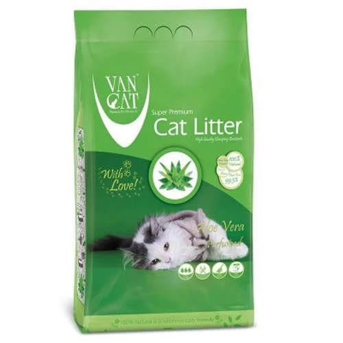 VanCat Aloe Vera Kokulu İnce Taneli Kedi Kumu 10 Kg