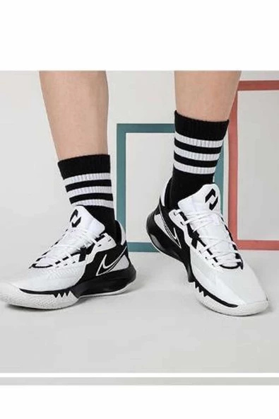 Precision VI Unisex Basketbol Ayakkabı DD9535-007-Siyah-Byz - 3