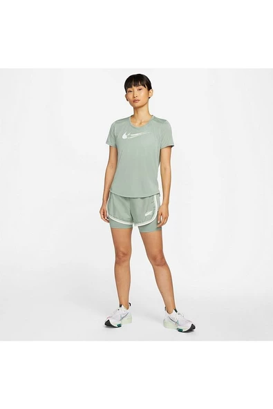 Dri-fit Swoosh Running Short-Sleeve Kadın Tişört Dd6478-357 - 5