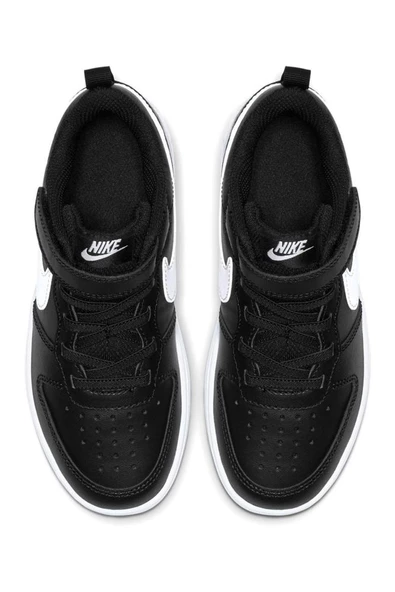 Court Borough Low 2 Çocuk Siyah Günlük Ayakkabı Bq5451-002 - 2