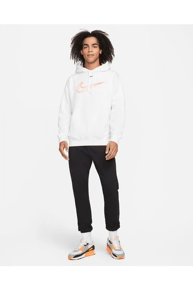 Sportswear Fleece Erkek Kapüşonlu Sweatshirt Dv9129-100 - 6