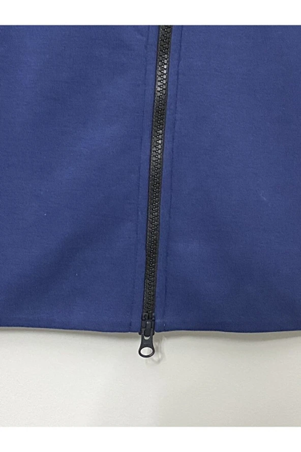 Sportswear Hoodie Full-zip Windrunner Mavi Erkek Spor Sweatshirt Dr8910-410 - 7