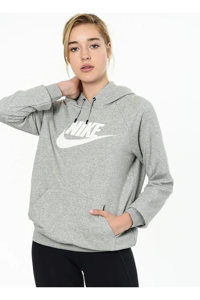 Sportswear Essential Kadın Gri Sweatshirt - Bv4126-063