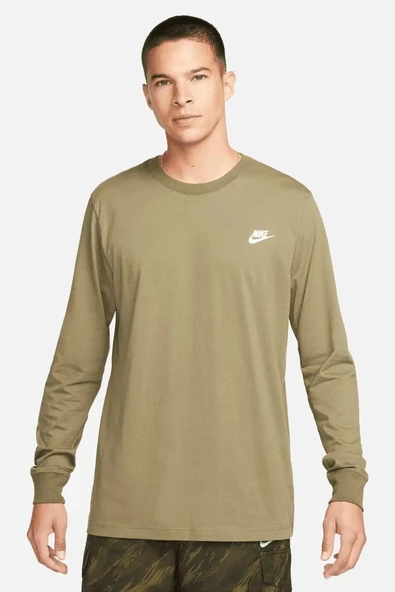 Sportswear Men's Long-Sleeve T-Shirt - Green DR7821-222 - 2