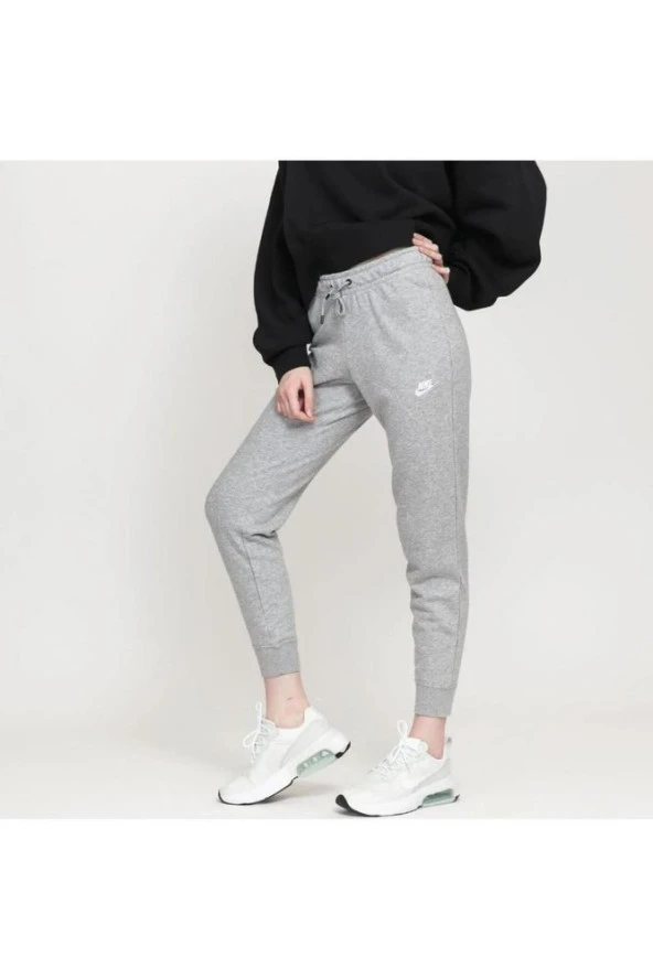 Nsw Essential Kadın Gri Spor Eşofman Altı BV4099-063 - 3