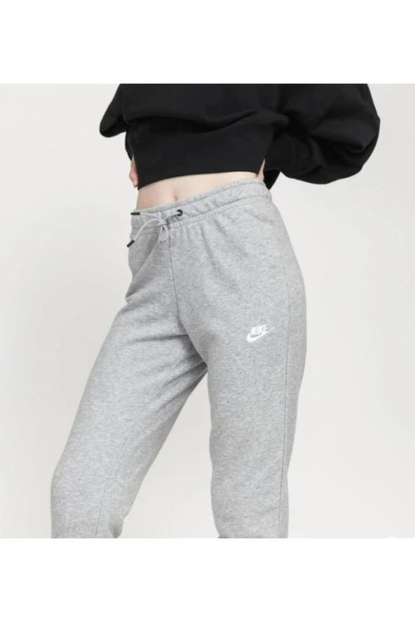 Nsw Essential Kadın Gri Spor Eşofman Altı BV4099-063 - 6