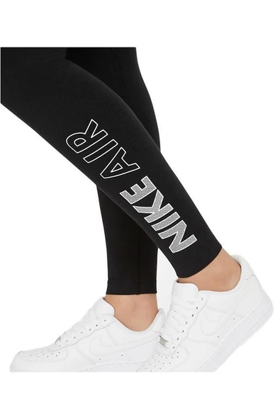 Air Dri-fit Dn4865-010 Siyah Kadın Tayt - 3