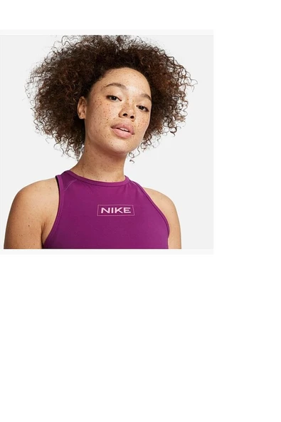 Women`s Pro Dri-FIT Graphic Crop Tank DQ5593-503 - 3