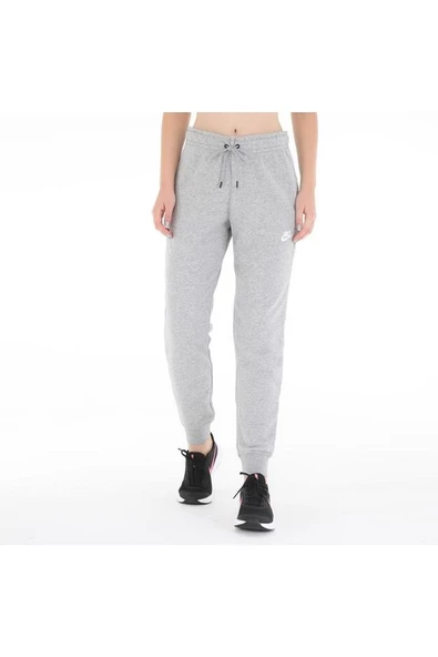 Sportswear Essential Fleece Kadın Gri Eşofman Altı Bv4099-063 - 7