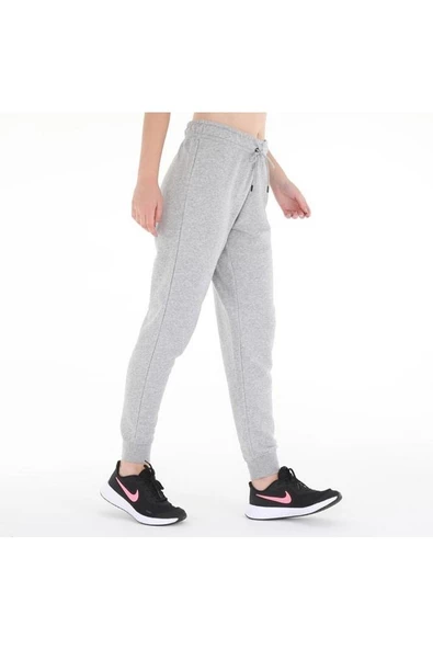 Sportswear Essential Fleece Kadın Gri Eşofman Altı Bv4099-063 - 4