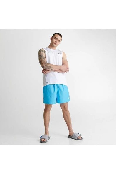 NİKE Club Woven Flow Erkek Mavi Şort - 2