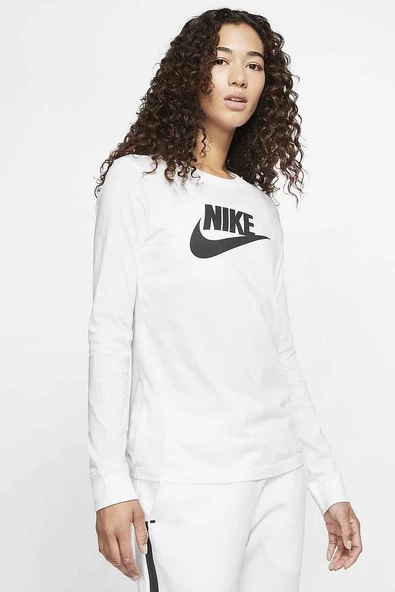 Kadın Uzun Kollu T-shirt Kadın Sweatshirt Bv6171-beyaz - 6