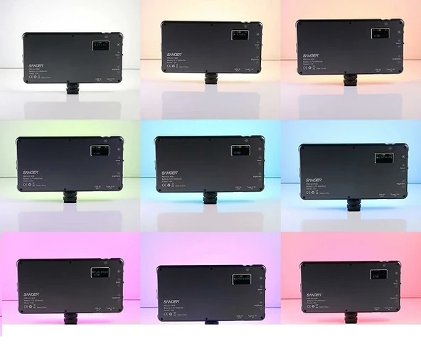 Sanger PRO-S21 RGB Led Video Efekt Işığı - Resim 8