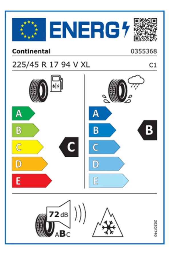 Continental 205/55R16 91H Allseasoncontact 2  2024 Üretim 4 Mevsim Lastik - 3
