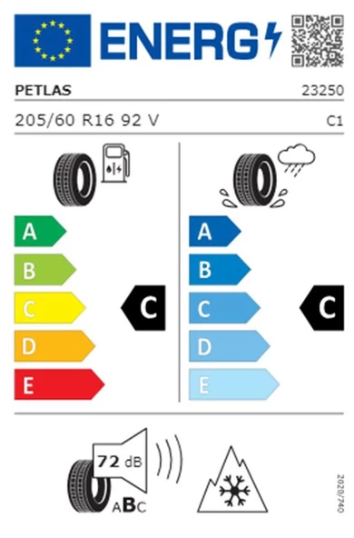 Petlas 205/60 R16 92V Multiaction PT565 Oto 4 Mevsim Lastiği ( Üretim Yılı: 2024 ) - 2