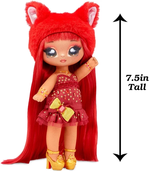 Na Na Na Surprise Sweetest Gems - Ruby Frost (Garnet) Bebeği - Resim 3