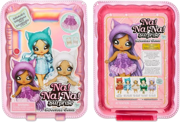Na Na Na Surprise Sweetest Gems - Ruby Frost (Garnet) Bebeği - Resim 4