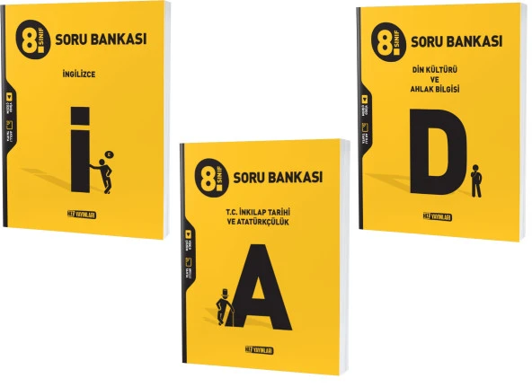 Hız Lgs 2024 8. Sınıf İnkılap Tarihi + İngilizce + Din Soru Seti 3 Kitap