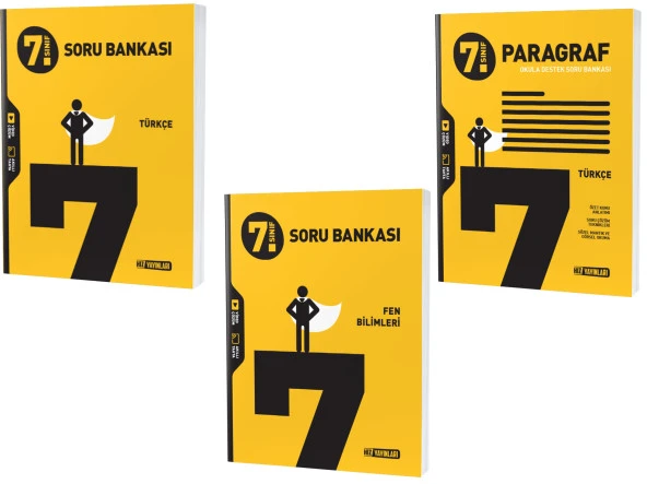 Hız 2024 7. Sınıf Fen Bilimleri + Türkçe + Paragraf Soru Seti 3 Kitap - 2