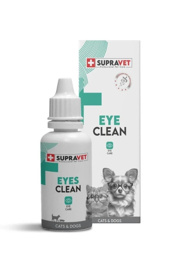 Supravet Eye Clean Kedi Köpek Göz Temizleme Losyonu 50 Ml