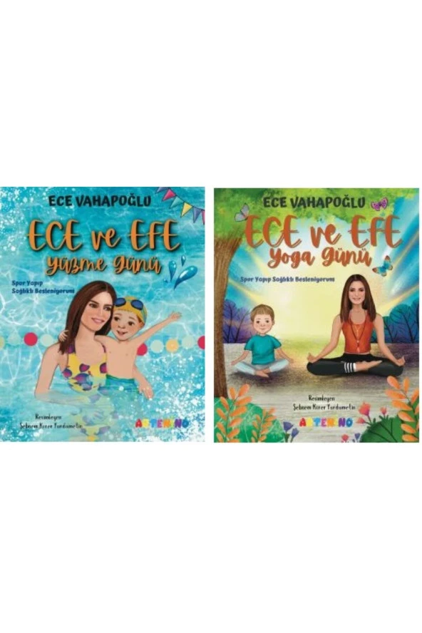 ECE VAHAPOĞLU - ECE VE EFE YÜZME - YOGA GÜNÜ -2 KİTAP ürün görseli