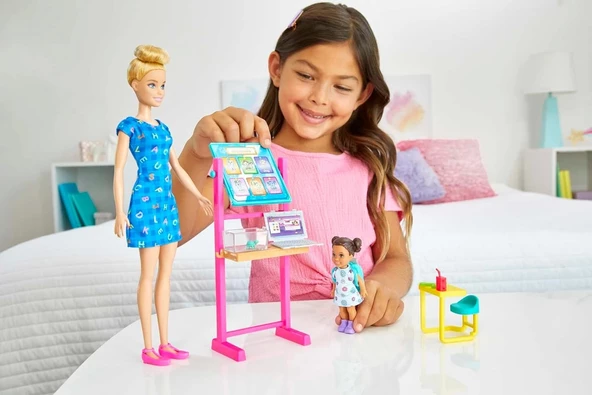 Barbie Okul Öncesi Öğretmen Bebek ‎HCN19 - 3