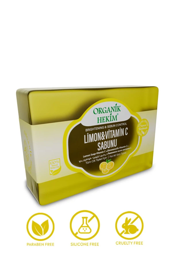 Limon Yüksek Vitamin C Sabunu Sebum Dengeleyici Canlandırıcı Sabun 140 gram