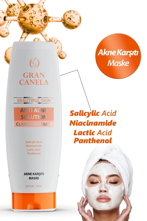 Akne Ve Siyah Nokta Karşıtı Arındırıcı Yüz Bakım Maske 130 Ml