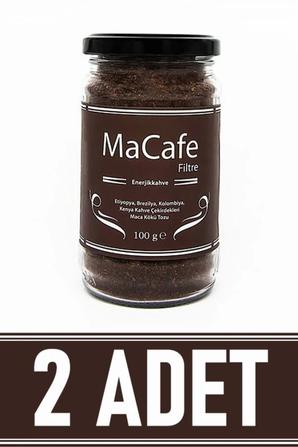 Maca Kökü Tozlu Filtre Kahve 100 gr (2 ADET)