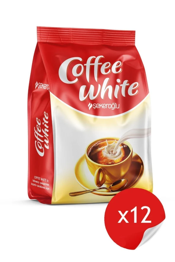Şekeroğlu Coffee White Kahve Kreması 12 x 500 Gr ( 12 Adet )