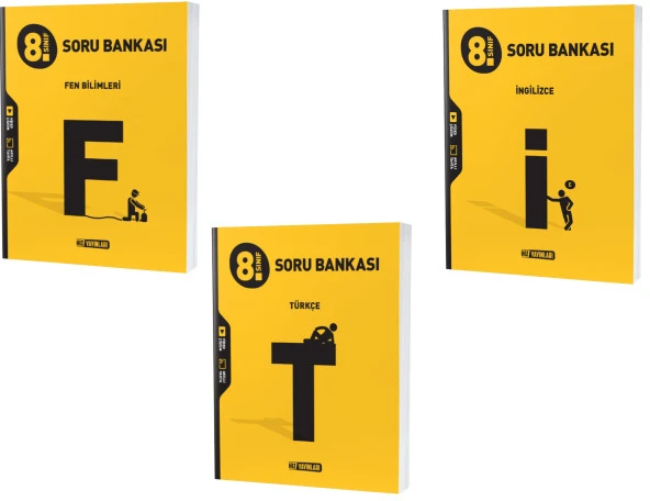 Hız Lgs 2024 8. Sınıf Fen Bilimleri + Türkçe + İngilizce Soru Seti 3 Kitap