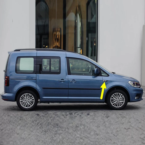 VW Caddy 2016-2020 Sağ Ön Çamurluk Sinyal Lambası Siyah 2K5949102