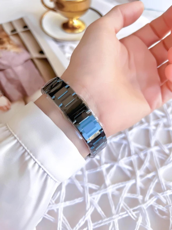 RMS Romanson Çelik Kordon&Kasa Kararma Renk Atma Yapmaz 50 Mt Su Gecirmez Kadın Kol Saati AG1408.06 - Resim 4