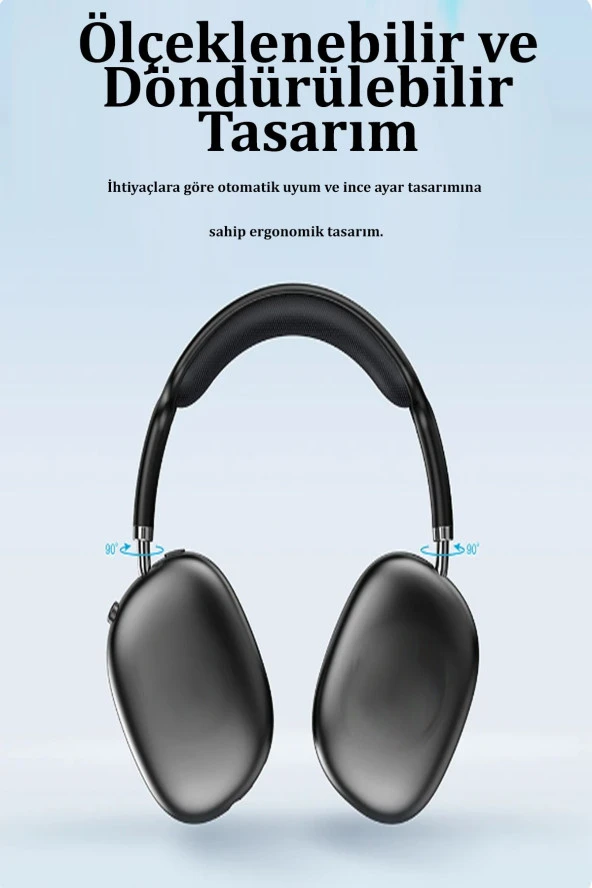 Qpen W35 Air Triumph Aux Destekli Bluetooth Kablosuz Kulaklık - 7