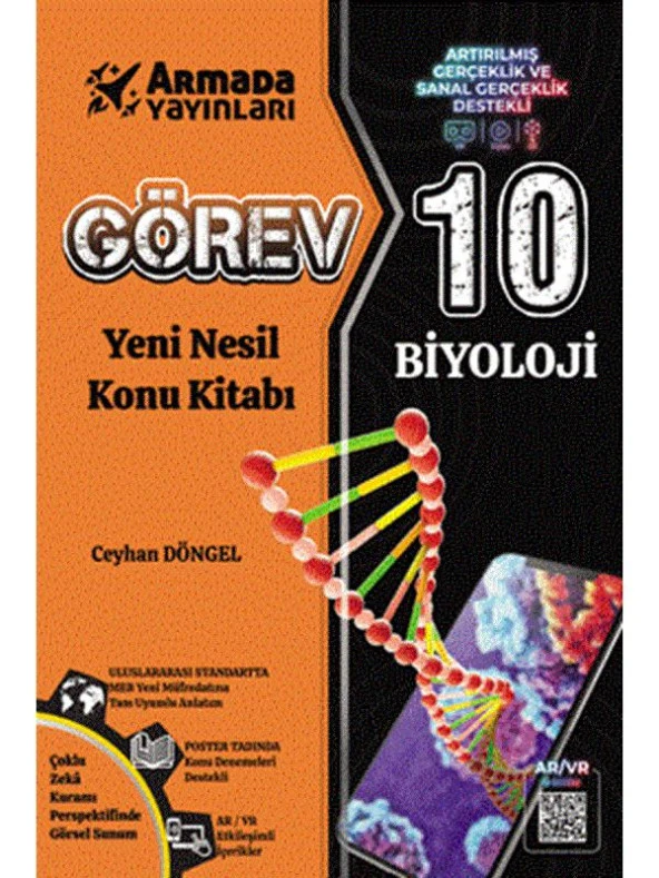 ARMADA GÖREV 10.SINIF BİYOLOJİ YENİ NESİL KONU KİTABI